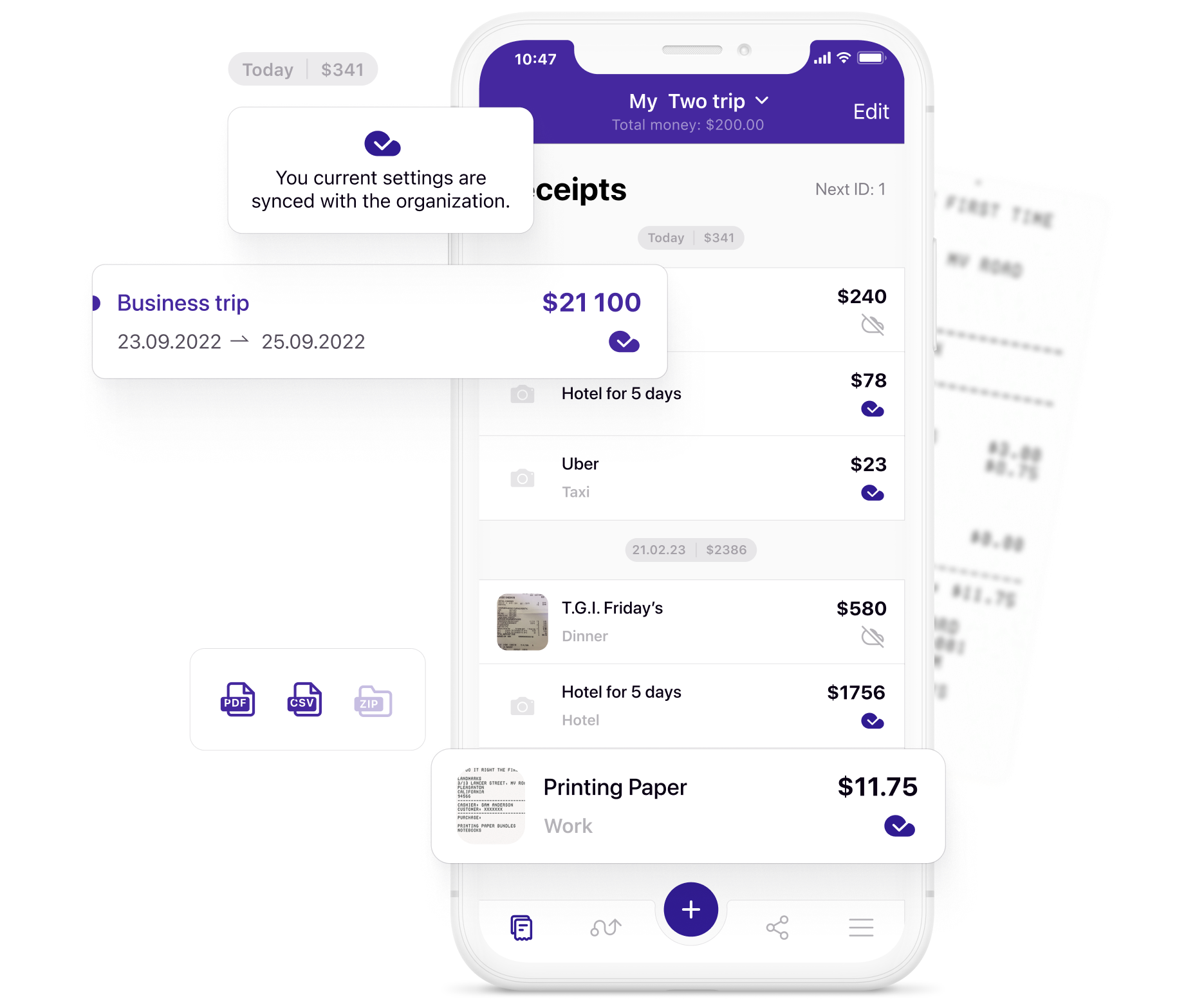 Smart Receipts App